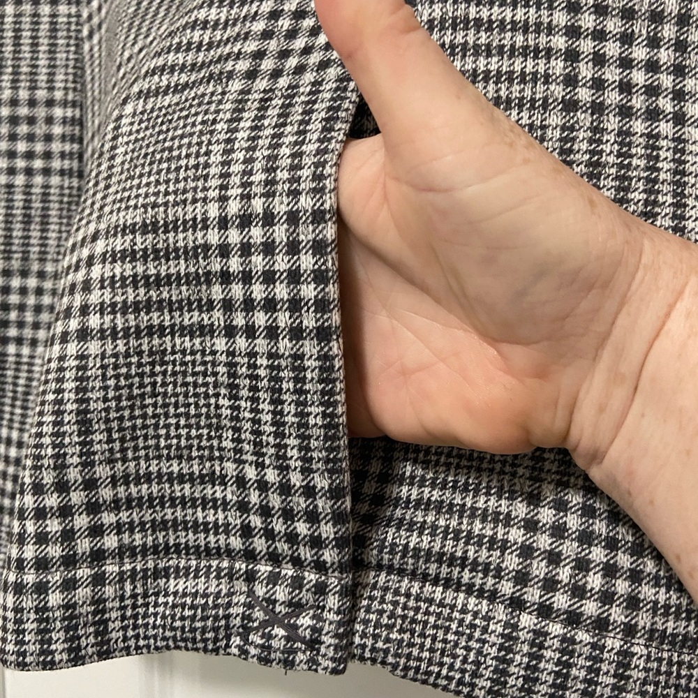 Land End blazer Black and White Plaid Blazer - Picture 8 of 9